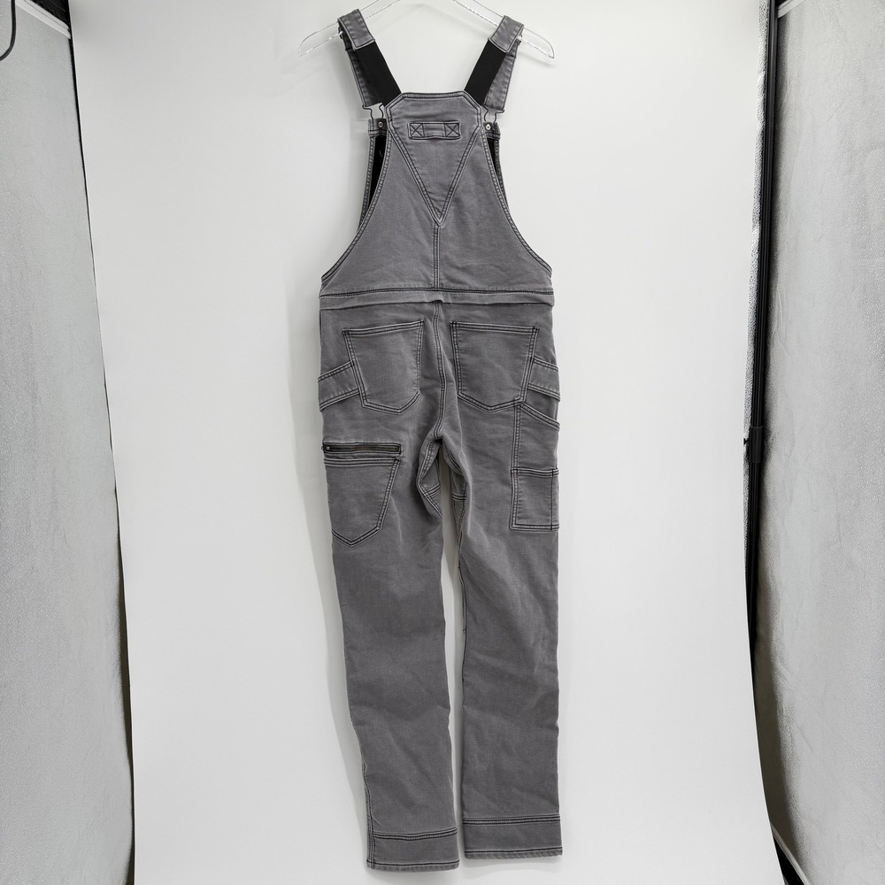 Dovetail Workwear Freshley Overalls Thermal Denim Size 8/34 Grey Fleece Lined - Picture 5 of 13